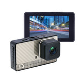 DashX X7 Elite 4K UHD Front + 1080P Rear Dual Dashcam | 170° Wide Angle | WiFi App Control | Night Vision | G-Sensor | Loop Recording | 24H Parking Monitor | Supports 256GB