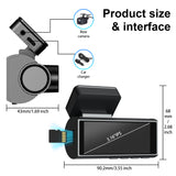 Dash X X7 Pro 4K Front + 2K Rear Dual Dashcam | 170° Wide Angle | WiFi App Control | Night Vision | G-Sensor | Loop Recording | 24H Parking Monitor | Supports 256GB