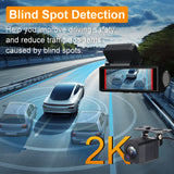 Dash X X7 Pro 4K Front + 2K Rear Dual Dashcam | 170° Wide Angle | WiFi App Control | Night Vision | G-Sensor | Loop Recording | 24H Parking Monitor | Supports 256GB