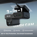 Dash X YBox 4G LTE Smart Dash Cam | Cloud Connected Car Security Camera | Live View Anywhere | Two-Way Voice Talk | Parking Monitoring | GPS Tracking | Night Vision | Mobile App Control
